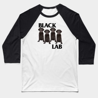 Black Lab Baseball T-Shirt